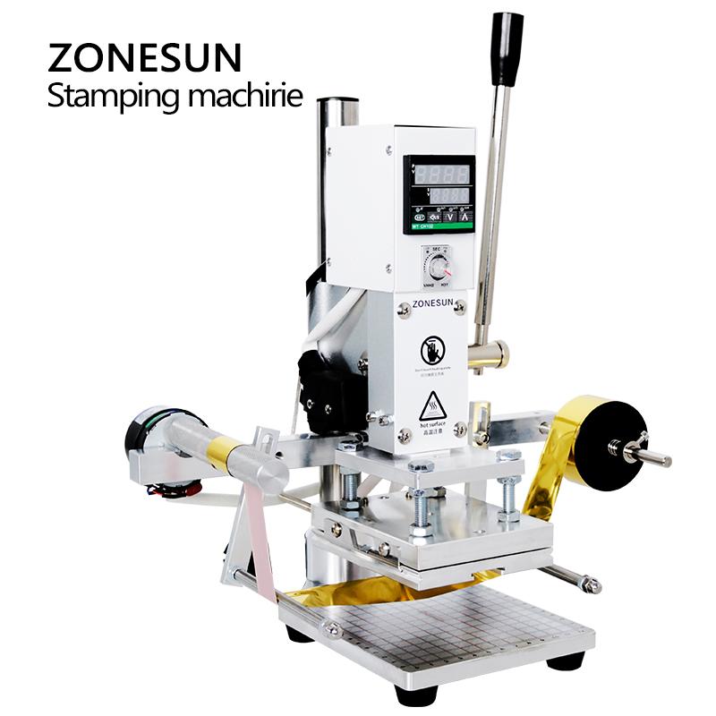 ZONESUN ZS-90E Ручная машина для горячего тиснения фольгой по металлу