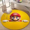 Круглый коврик для офиса M-Mario Bros, коврик для помещений, подходит для офиса, под офисные стулья, спальни, гостиной, домашнего декора, DT1212008