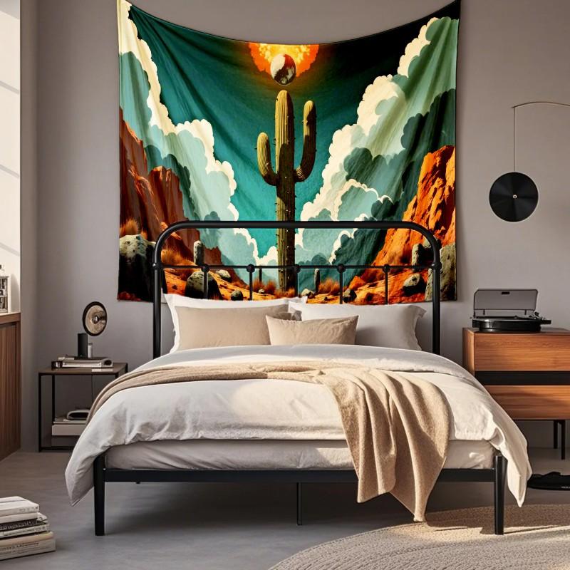 Boho Style Mandala Elephant Tapestry Wall Hanging Living Room Bedroom Decor