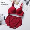Women Bra Push Up Lingerie Underwear Sets Plus Size Women Seamless Bra and Panty Set Bras