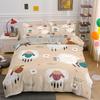 2/3PCS Single-sided Printed Bedding Set,Cartoon Cute Sheep Duvet Cover Set With Pillowcases,Soft and Comfortable Bedding