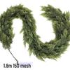 In Stock: Christmas Soft PE Cypress Leaves with Dense Double-Color Pine Needles
