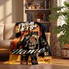 Friday the 13th Custom Flannel Blankets Soft Warm Cozy Throws for Home Decor Holiday Gifts