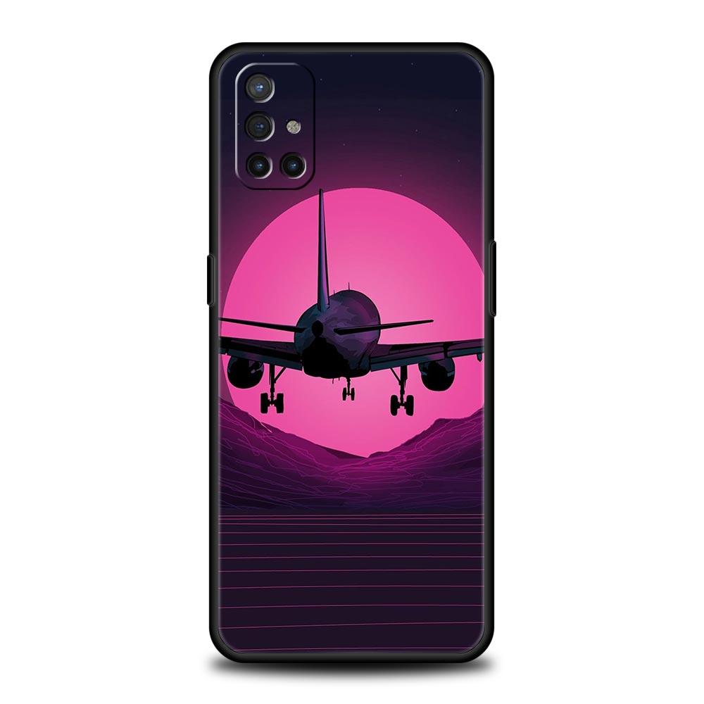 Чехол для телефона с картой мира в виде самолета для OnePlus 10 Pro 9 8T 8 Nord N10 7 7T 9R, черный чехол для 1 + Nord 2T CE 2 N100 N200 Z 5G