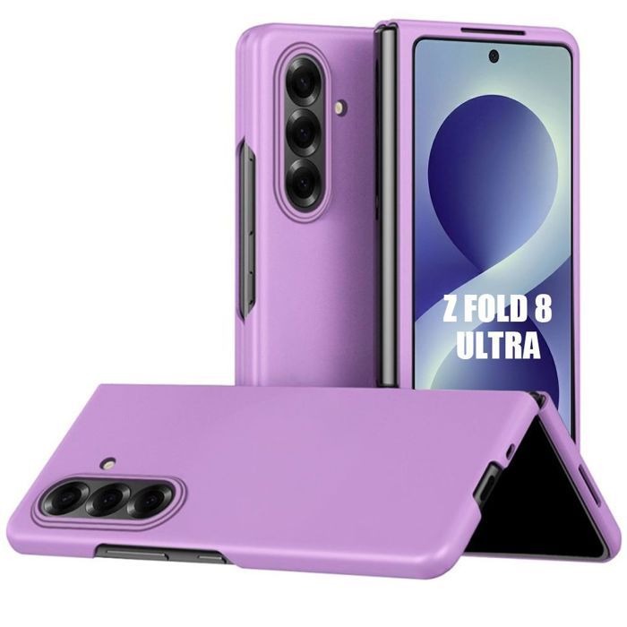 Coque pour Samsung Galaxy Z Fold 8 Ultra, Protection Rigide Anti-Rayures Antichoc Violet