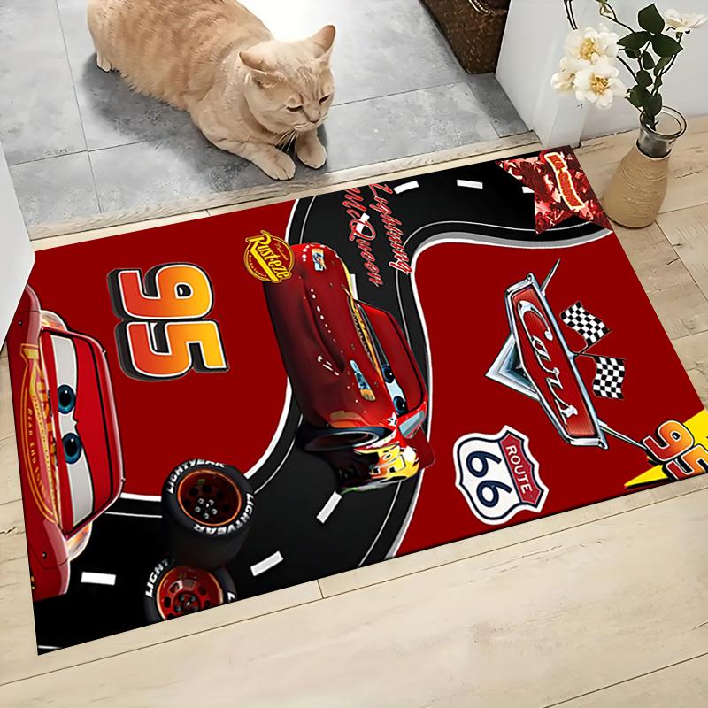 Cars Movie Poster Carpet Rug Soft Washable Antislip Home Living Room Sofa Mats Personalized Christmas Rug