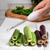 Stainless Steel Electric Vegetable Core Digger Replaceable Head Electric Fruit Corer  Restaurant