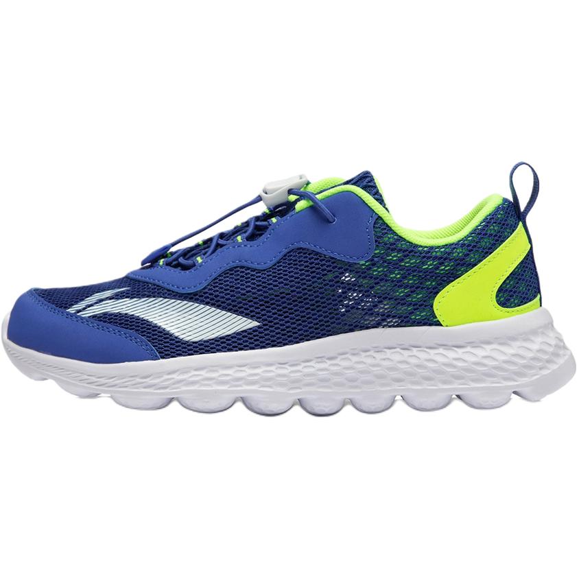 Li Ning Kids Comfortable Versatile Fashion Non-Slip Wear-Resistant Low-Top Running Shoes Kids Running Shoes Blue Green YKFR024-21