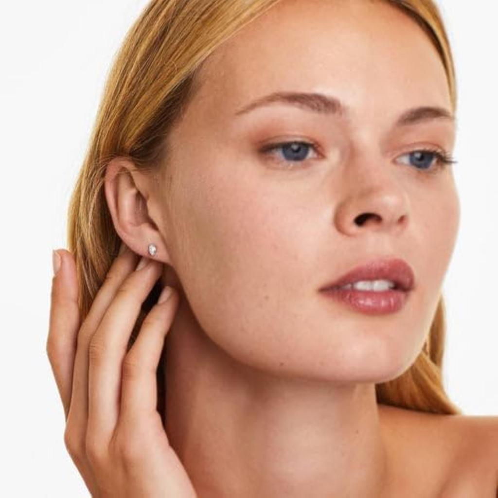 Серьги-гвоздики Marquise Lab Grown Diamond Push Back, цвет EF, чистота VS