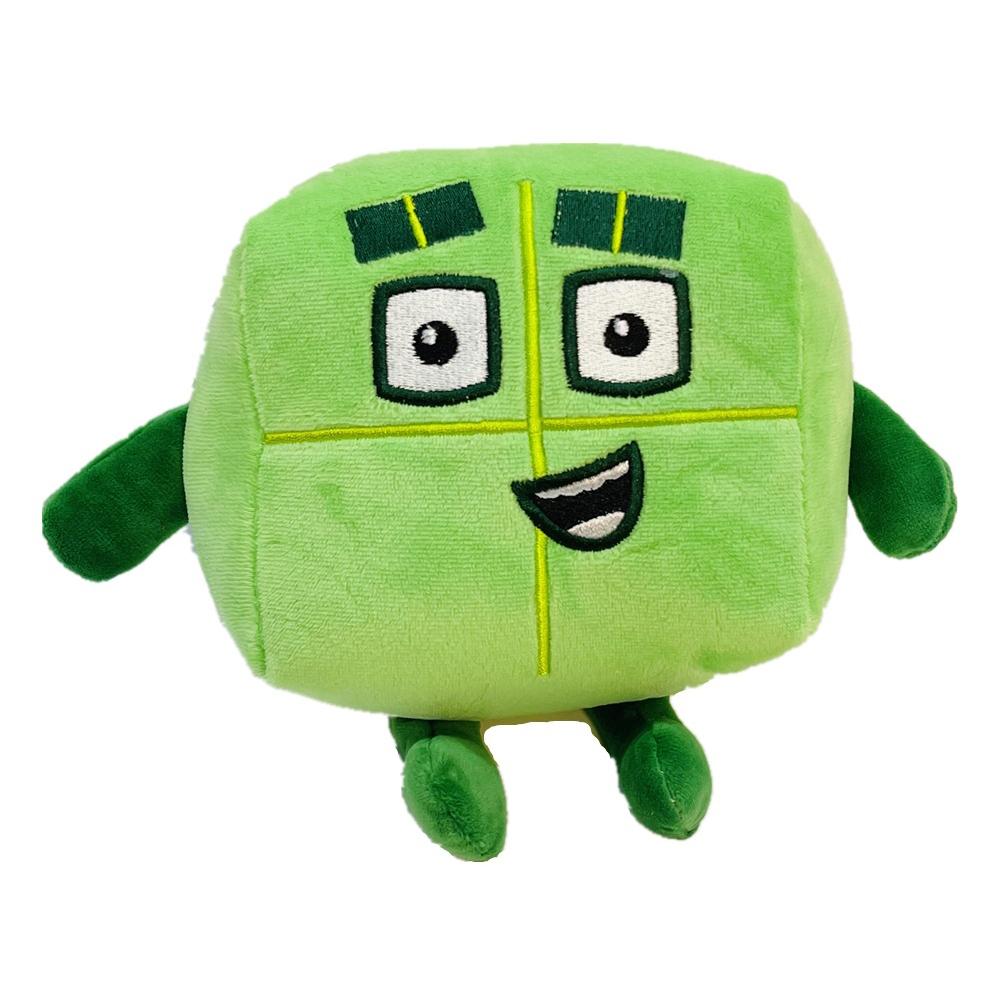 Мультяшные цифровые блоки, плюшевые игрушки-куклы, мягкие детские развивающие цифровые блоки, игрушки для детей