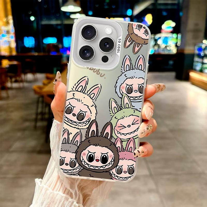 «Яркий очаровательный клан Лабубу» Модный чехол для серии Oppo/Realme. Oppo A12, A1 Pro, A16K, Reno6 Lite, A3x, A32, A58, A17, Realme 7i, 9i, V23, C15...