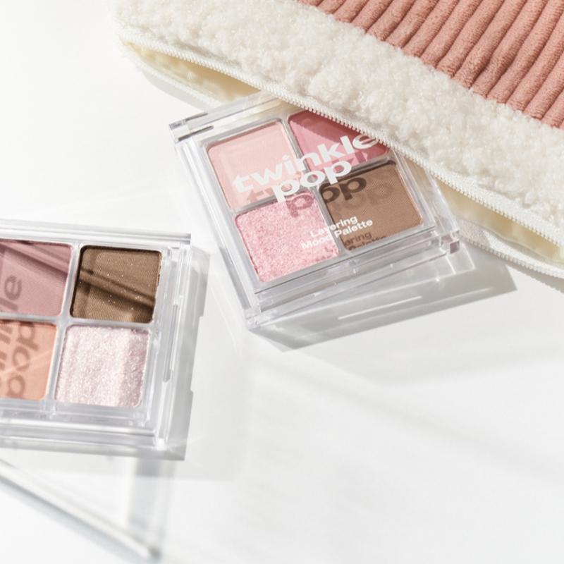 Twinkle Pop Layering Mood Palette  02 Peach Blending 