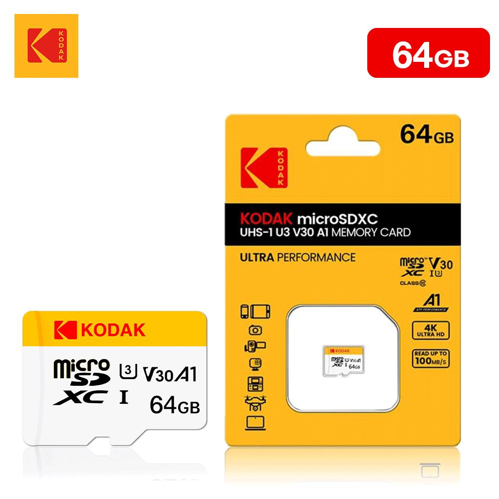 Kodak Мини SD-карта памяти 256 ГБ 128 ГБ 64 ГБ 32 ГБ U3 V30 4K Full HD Micro TF карта памяти Flash для телефона/компьютера/камеры