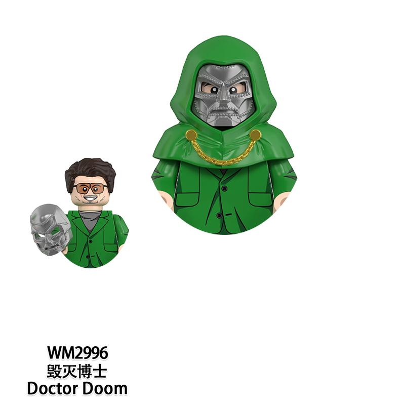 Worldl Legends Doctor Doom X-men Bricks Building Blocks Hela Mini Action Figures Bricks Wanda Educational Diy Toys Gifts