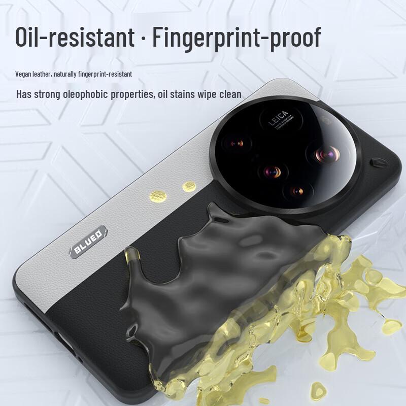 Магнитный чехол из веганской кожи для телефона Xiaomi 15 Ultra