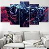 No Framed Canvas 5Pieces Venom Alien Science Fiction Movie Wall Art Posters Pictures for Living Room Office Home Decor Paintings