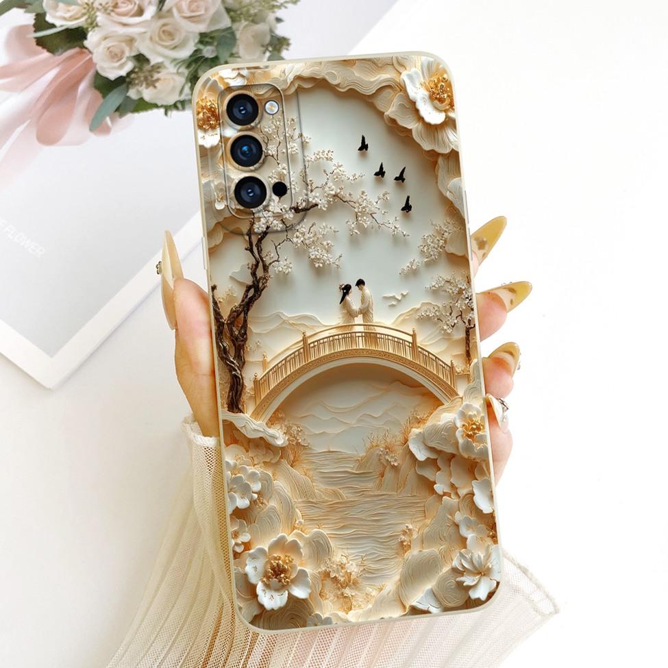 Casing For Oppo Reno4 5G Cover Fashion Cartoon Cute Funny Painted Silicone Phone Case For Oppo CPH2091 PDPM00 PDPT00