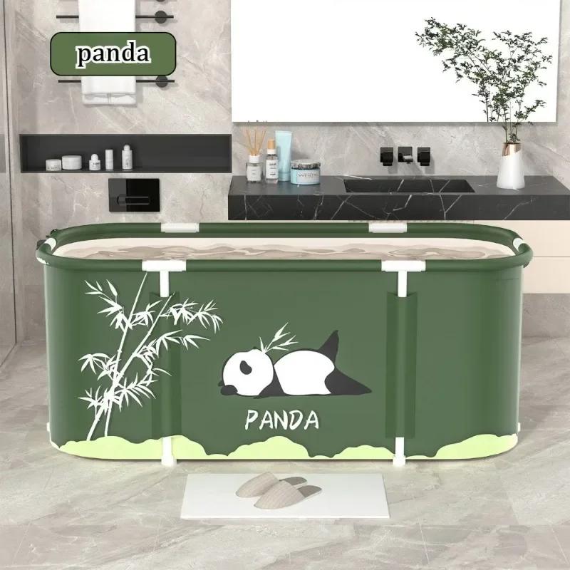 Складная ванна Бытовая ванна большой вместимости Свободная установка Экономия места Ванная комната Изоляция Толстая и подогреваемая ванна