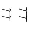 Kayak Storage Rack for 2 Kayaks, Holds 90.7 kg, Heavy Duty Adjustable Wall Mount Stand for Indoor Outdoor Garage Shed Dock, Storage Holder for Canoe,