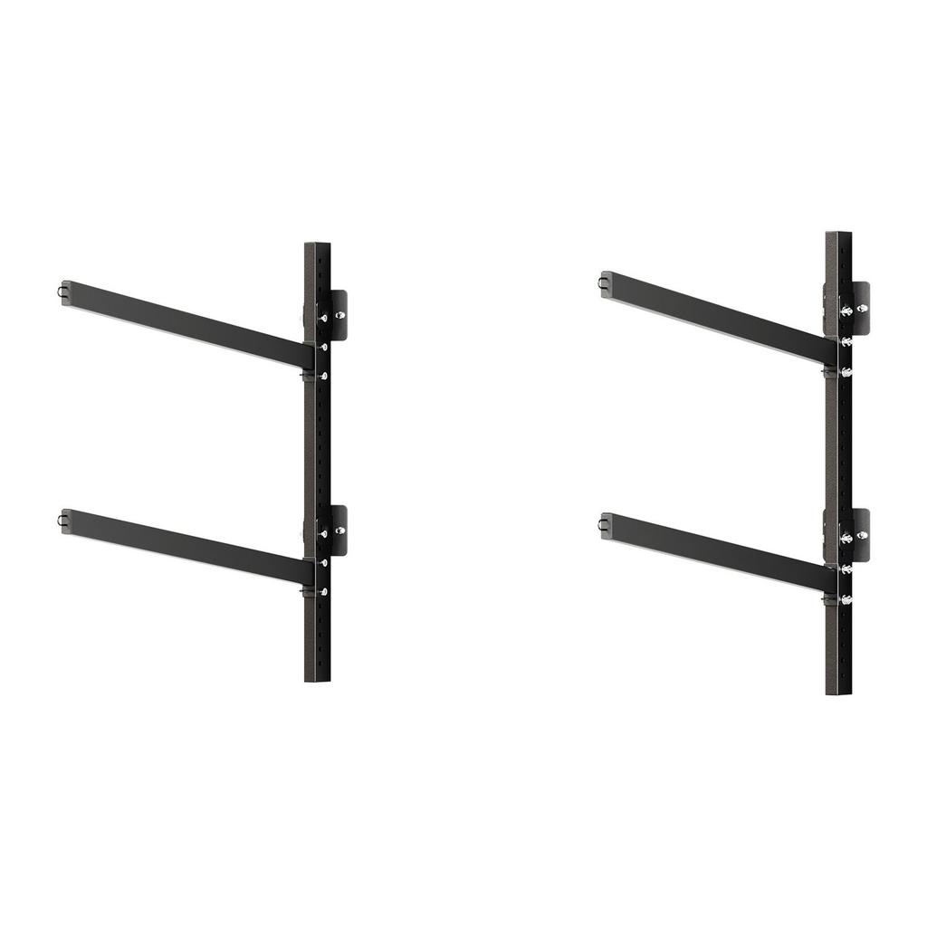 Kayak Storage Rack for 2 Kayaks, Holds 90.7 kg, Heavy Duty Adjustable Wall Mount Stand for Indoor Outdoor Garage Shed Dock, Storage Holder for Canoe,