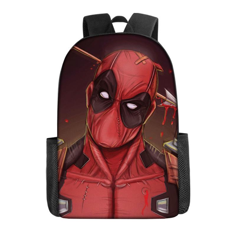 Рюкзак Дэдпул Сумка Marvel Школьная сумка Бэтмен