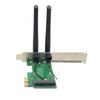 Беспроводная сетевая карта Wi-Fi Mini PCIE на PCI-E 1X Адаптер для настольного ПК Аксессуары Антенны Компьютерные компоненты 2 Антенны Адаптер