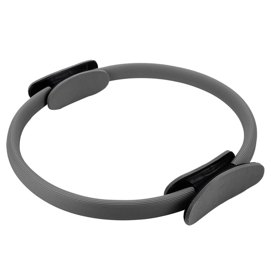 4 Colors Dual Grip Yoga Pilates Ring Resistance Circle for Thighs and Legs Fitness Black