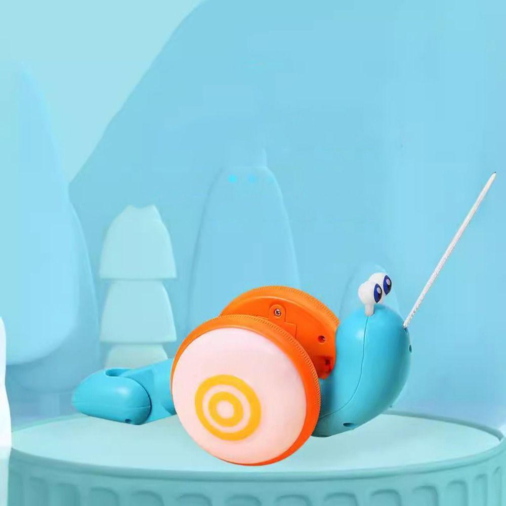 Learning To Walk Drag Rope Snail Cartoon Pet Pull-Along Snail Toy For Children