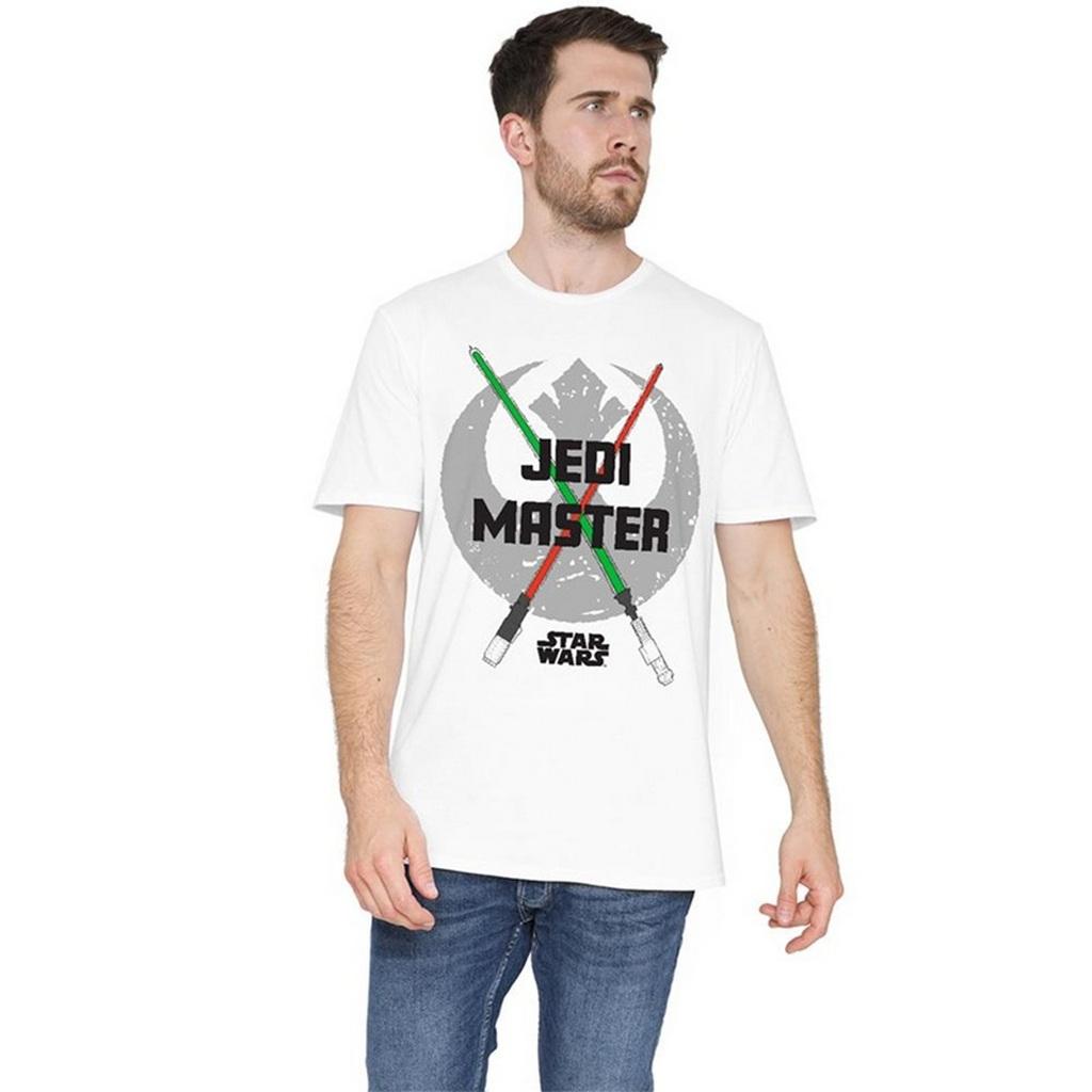 Star Wars Unisex Adult Jedi Master Lightsaber T-Shirt