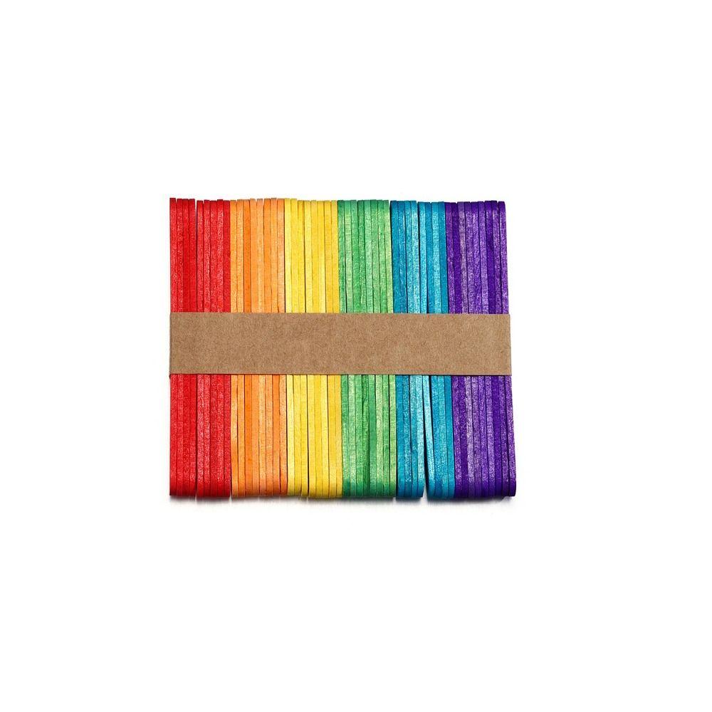 Wooden Craft Stick Wooden Popsicle Sticks DIY Hand Crafts Ice Cream Sticks DIY Wooden Sticks