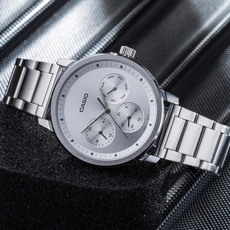 Casio Мужские часы стандартной серии Серебристые MTP-B305D-7EV MTP-B305D-7EV