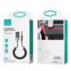 USAMS Adapter Audio Bluetooth 5.0Usb-Aux Grey/Tarnish Sj464Jsq01 (Us-Sj464)