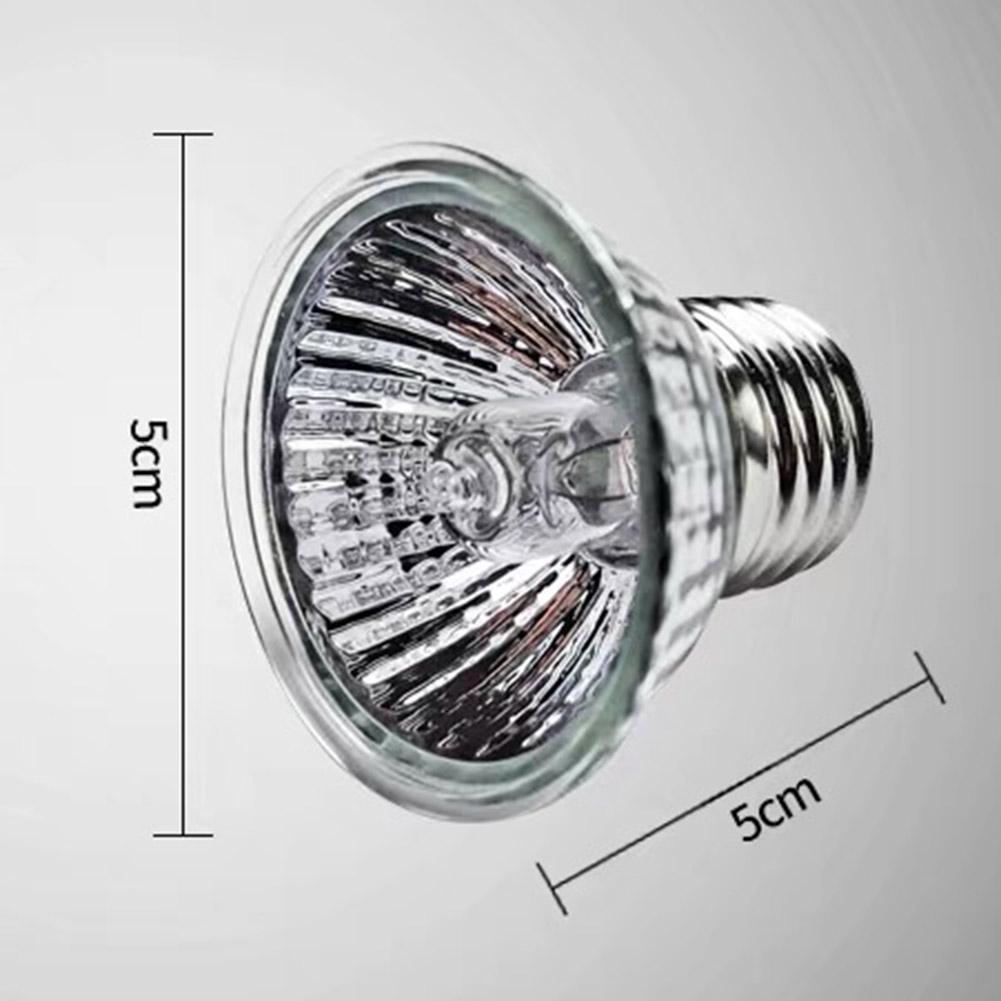 Лампа для рептилий Домашние животные Амфибии Ящерицы Тепловая лампа Черепаха Греющаяся УФ-лампа (25W)