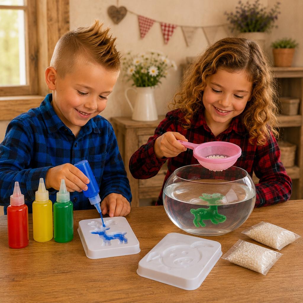 [PACZA] Creative set for children Magic Water Gel + Molds Z3420R