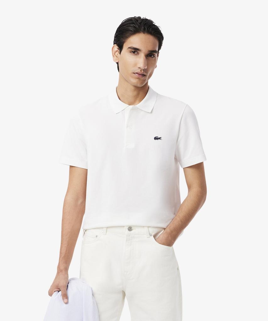 Мужская базовая рубашка-поло LACOSTE с коротким рукавом, фактура «османка», Dh8342-56G 001