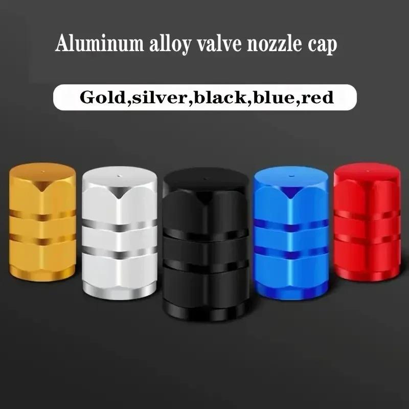 4pcs Car Tire Valve Stem Caps Aluminum Valve Caps Wheel Tires Valves Tyre Stem Air Caps