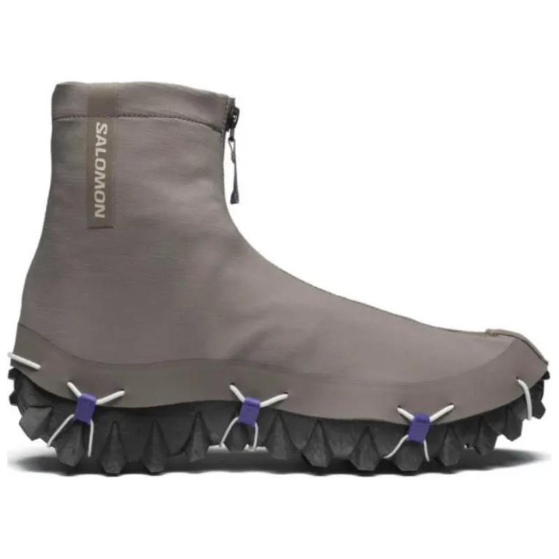 SALOMON SNOWCLOG ADVANCED Противоскользящие Износостойкие Полувысокие Уличные Спортивные Кроссовки Унисекс Железно-Серые Кроссовки 475902