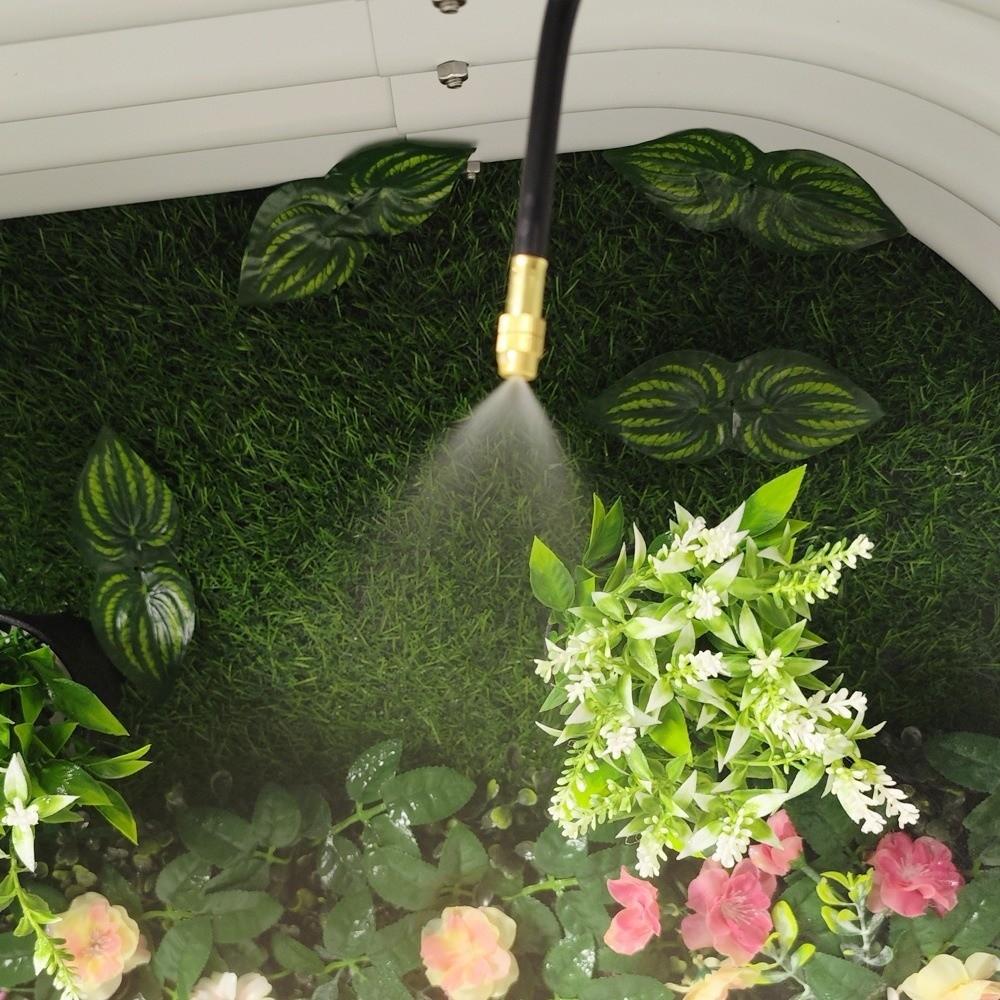5Pcs Adjustable Irrigation Sprinkler Kit Quick Connect Misting Cooling System Greenhouse