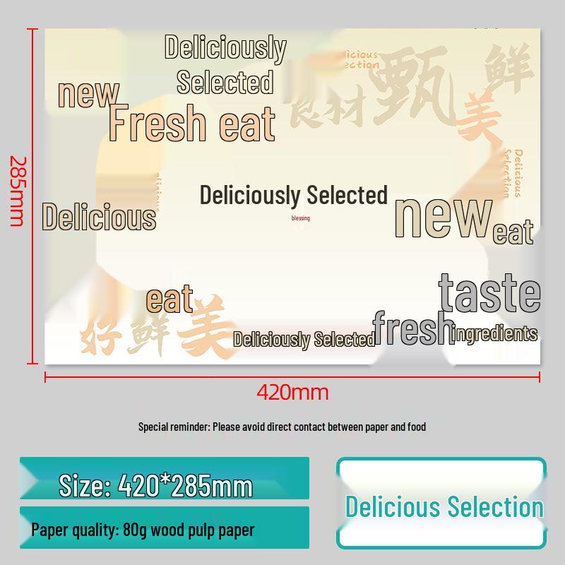 Reusable A3 Disposable Sushi Tableware Mats - Oil-Absorbing Paper Trays for Japanese Cuisine