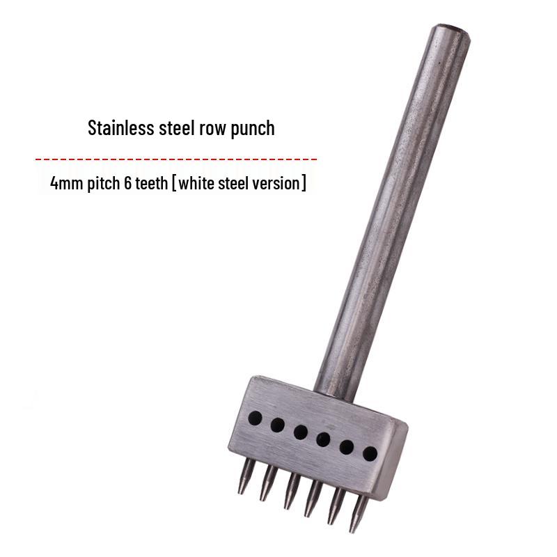 Ручной DIY Пробойник для Кожаного Ременья - Круглый Рядный Инструмент