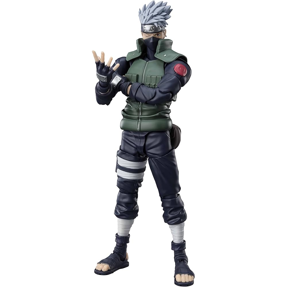 НАРОДЫ ТАМАШИИ SH. Фигурка Наруто Какаши Герой Figuarts 160 мм ABS ПВХ Раскрашенная Сочлененная Коллекционная