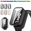 Твердый ПК Чехол Стекло Для Xiaomi Mi Band 9 Active Смарт-браслет Защита экрана Бампер для Redmi Band 3 Miband 9 Active