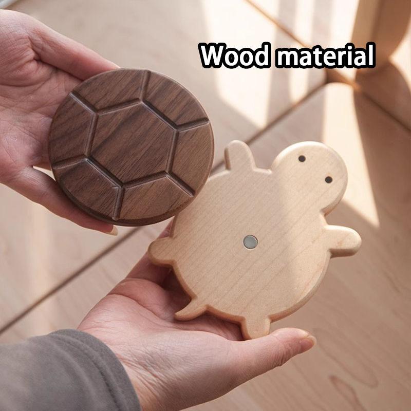 Creative Cute Turtle Insulation Mat Kettle Tea Coaster Tableware Wood Kettle Insulation Mat for Drinks Coffee Cup Table Ornament