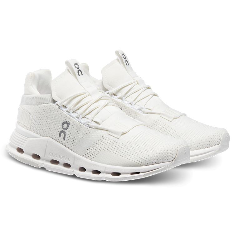 ON  Cloudnova Undyed White Women Sneakers Undyed-White 26.98225