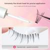 False Eyelash Extension Glue Waterproof, Quick-Drying, Long-Lasting, Non-Irritating, Clear Eyelash Primer Tool