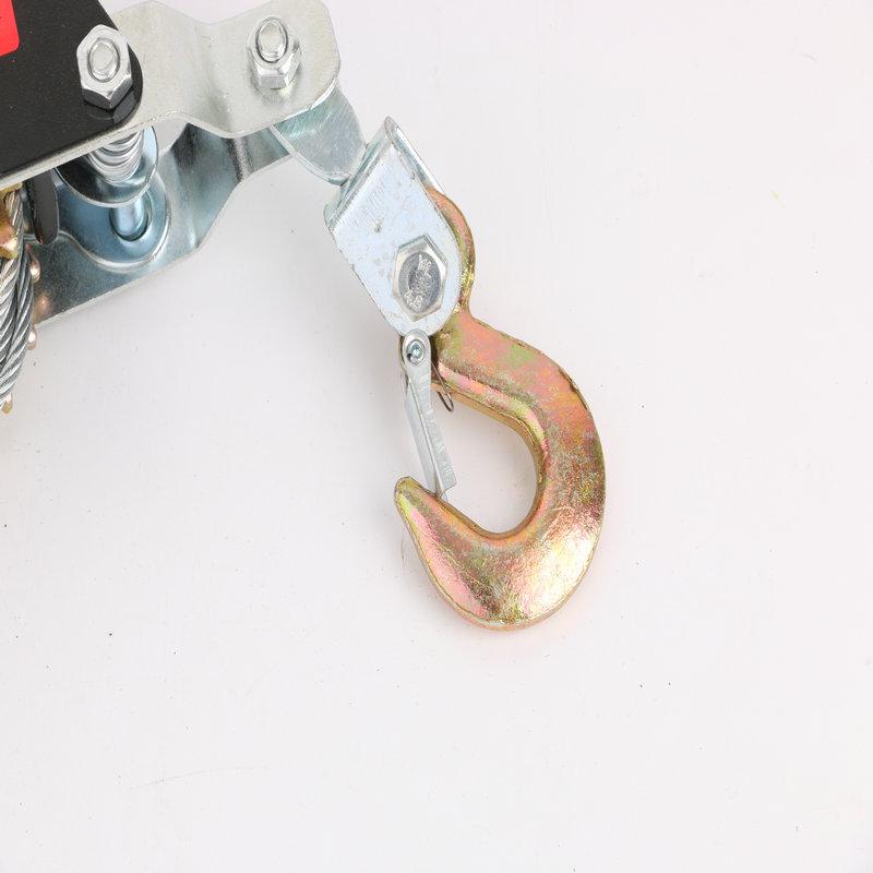 Многофункциональный храповой ручной рычажный натяжитель - Инструмент для натяжения стального троса с двойным крюком.