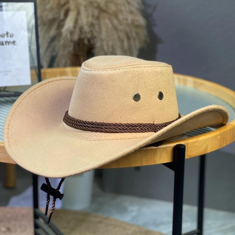 Ковбойская шляпа в западном стиле Летняя уличная Синьцзянский туризм Тень Дали Солнцезащитная шляпа Женская шляпа для альпинизма Мужская шляпа Пустынное шоссе