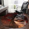 Native American Warrior Chair Mat   Round Carpet for Home Decor, Office, Living Room, Bedroom, Gift Idea0205b