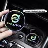 2Pcs Car Water Cup Mat Auto Interior Storage Pad Accessories For Volvo Xc60 Xc90 V40 V60 S60 V50 V90 S80 C40 XC40 V70 XC70 C30