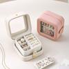 Small Travel Stud Earrings, Rings, Necklaces, Jewelry Storage Boxes, Portable Multi-layer Jewelry Storage Boxes